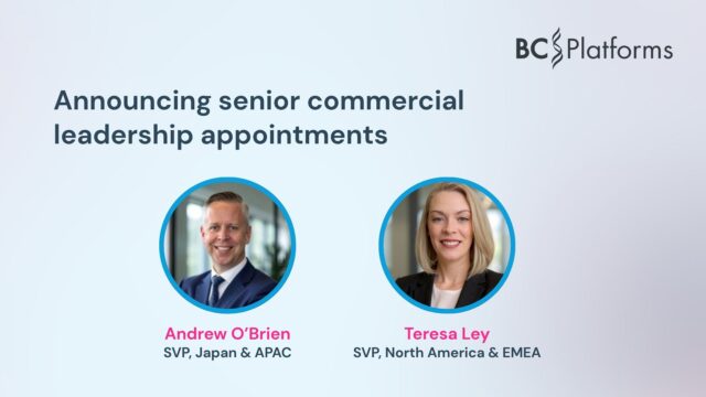 Announcement of two leaders to the BC Platforms team: Teresa Ley and Andrew O'Brien.