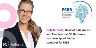 Outi Törnwall, Head of Data Access and Readiness at BC Platforms, has been appointed as councilor for ESBB