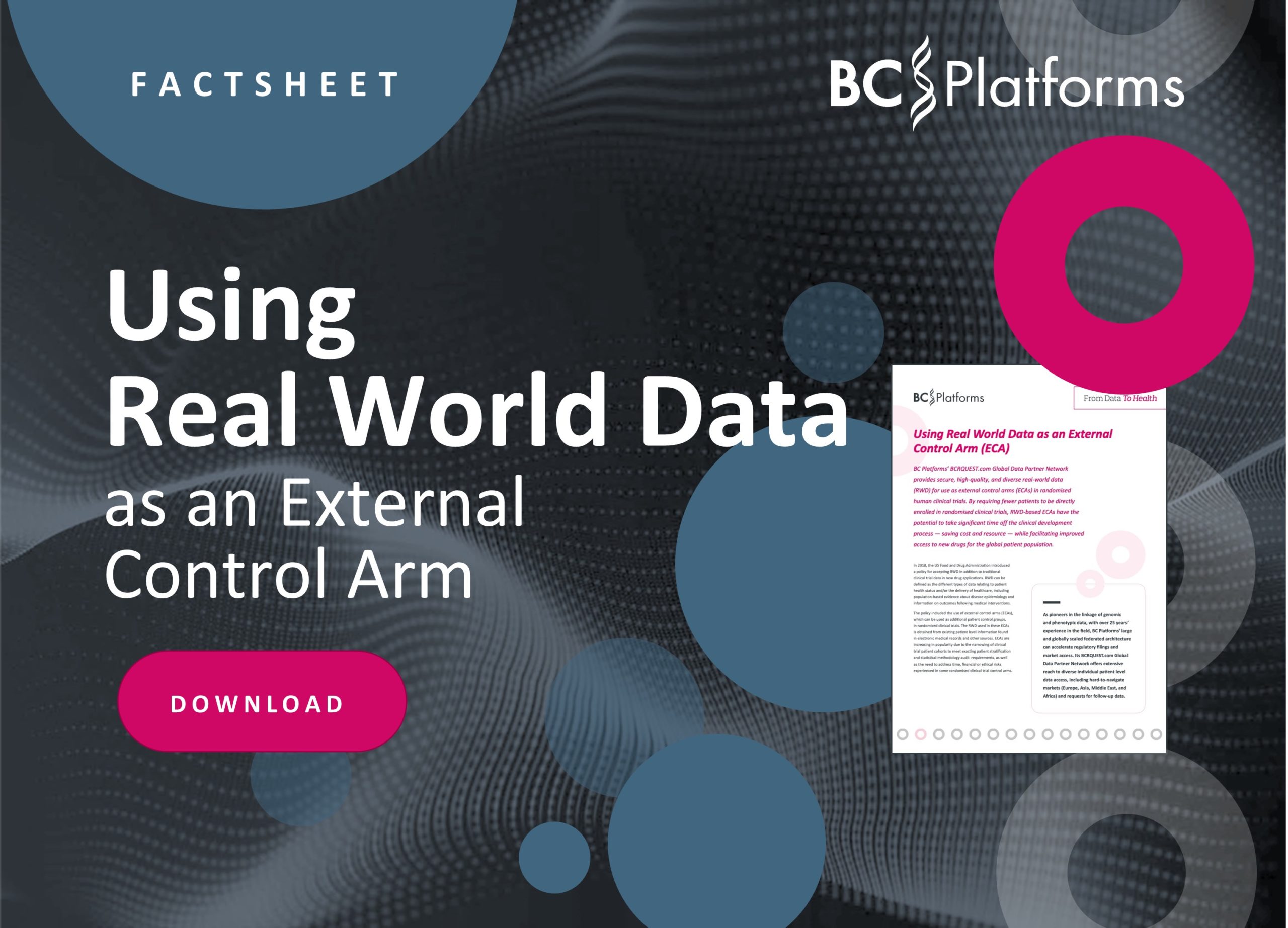 Factsheet Using RWD as an External Control Arms