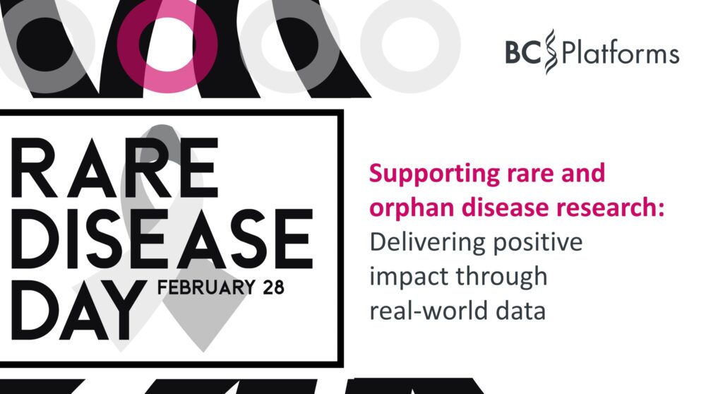 Supporting rare and orphan disease research: Delivering positive impact through real-world data
