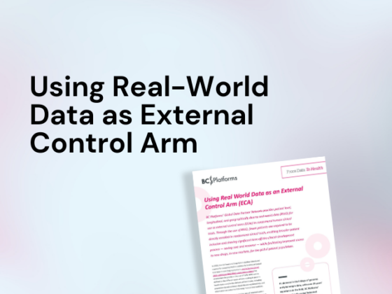 Using Real-World Data as External Control Arm (ECA)
